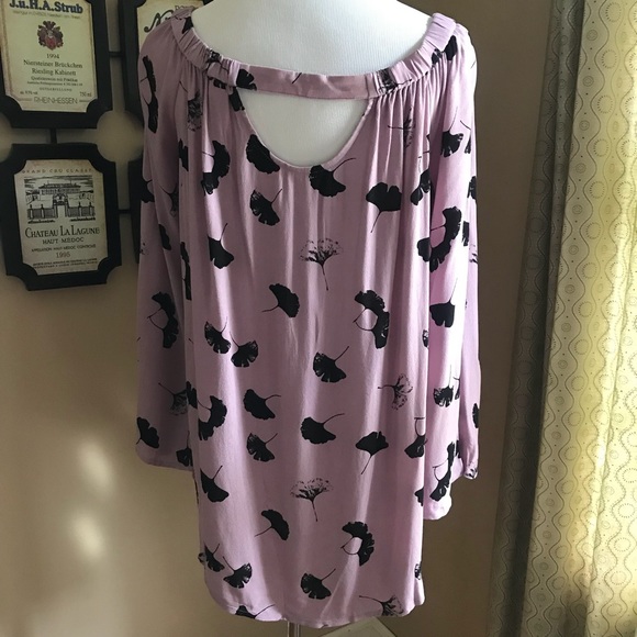 BP. Off the Shoulder Lilac Tunic Top NWT - Picture 4 of 4